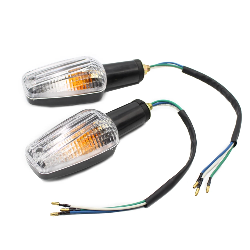 Set 2x semnalizari clare Honda Hornet 250 600 CB600 CB250 CB400 - imagine 3