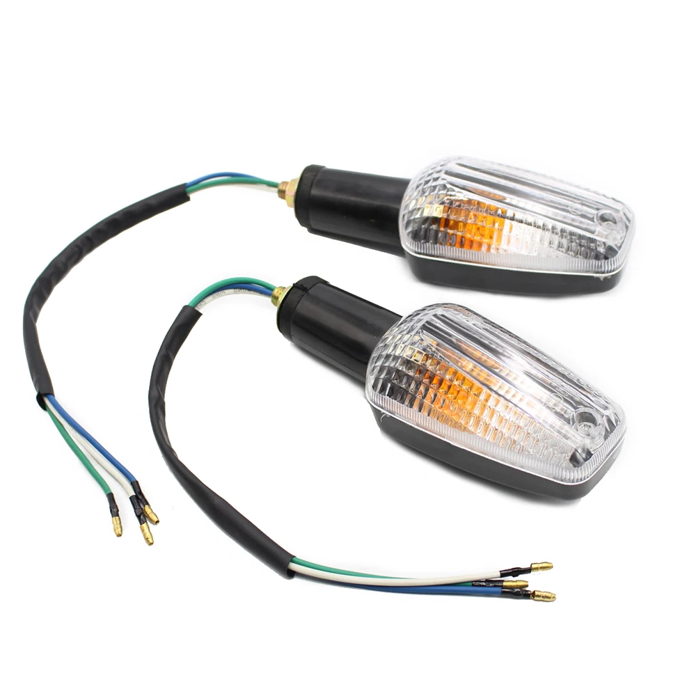 Set 2x semnalizari clare Honda Hornet 250 600 CB600 CB250 CB400 - imagine 2
