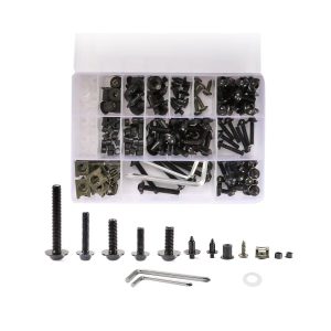 Kit Complet Suruburi Carene Moto Honda Suzuki Kawasaki Yamaha A035BLACK