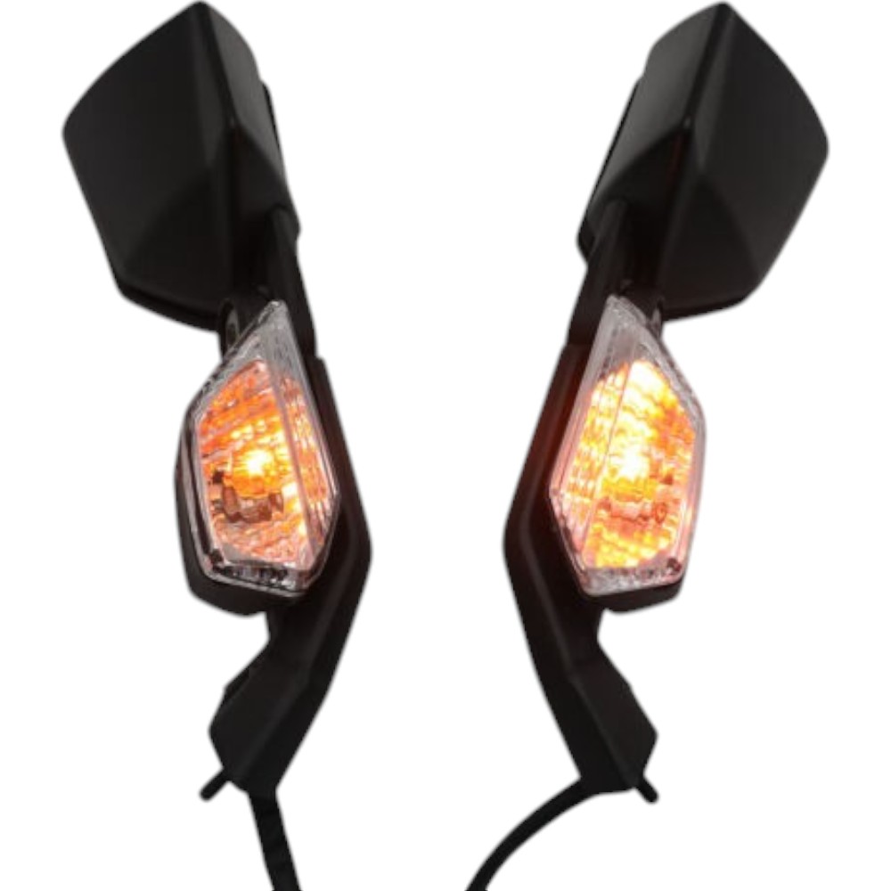 Set oglinzi cu semnalizari Kawasaki Ninja ZX6R 2005-08 ZX10R 2004-2010 A1263 - imagine 4