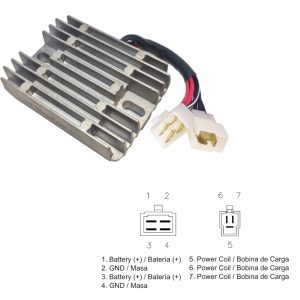 DZE Regulator Tensiune Suzuki Cagiva DZE02571 releu incarcare