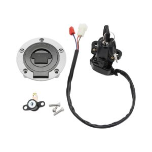 Lockset Yamaha XT660 XT660Z Tenere MT03 R6 R1 XJ6F XJ6N FJ09 FZ1S FZ09 FZ07 XVS1300 Set incuietoare capac rezervor combustibil cu cheie